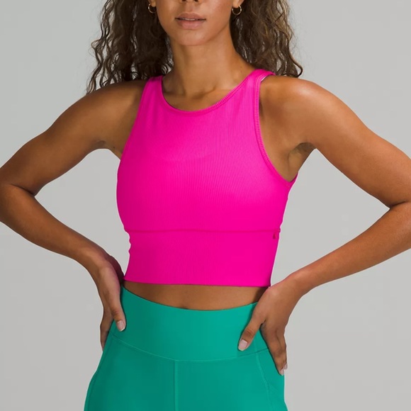 Lululemon Power Pivot Tank *Rib RARE COLOR - Picture 2 of 11